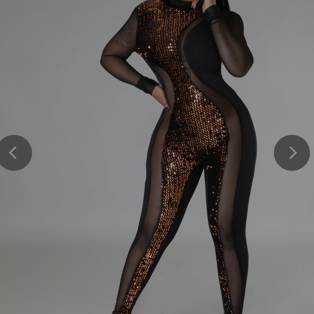 Bronze 🌟💫Mesh Jumpsuit